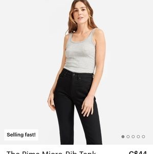 Everlane Pima Micro-Rib Tank